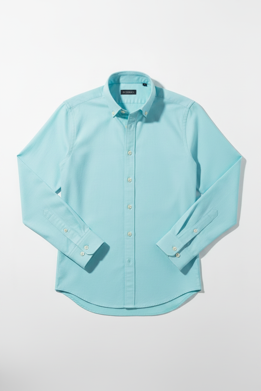 Camisa OXFORTOR Azul Turquesa Claro