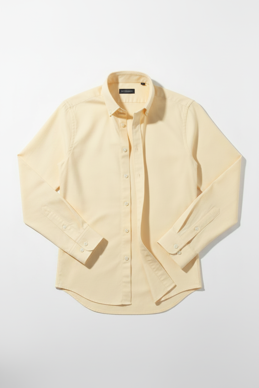 Camisa OXFORTOR Amarillo Pastel